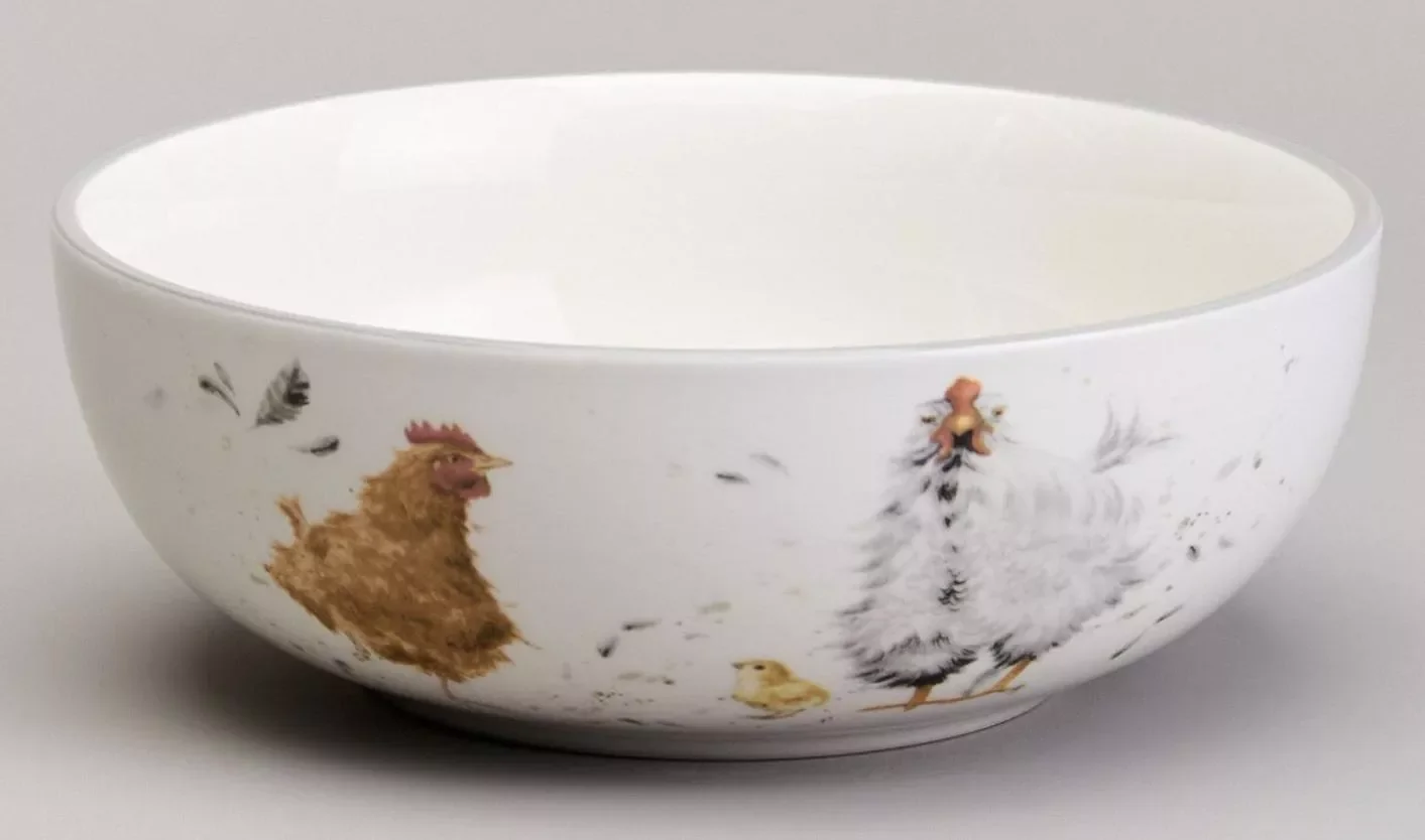 САЛАТНИК LEFARD "FUNNY HENS" 16,5*6 СМ 650 МЛ (КОР=24ШТ.)