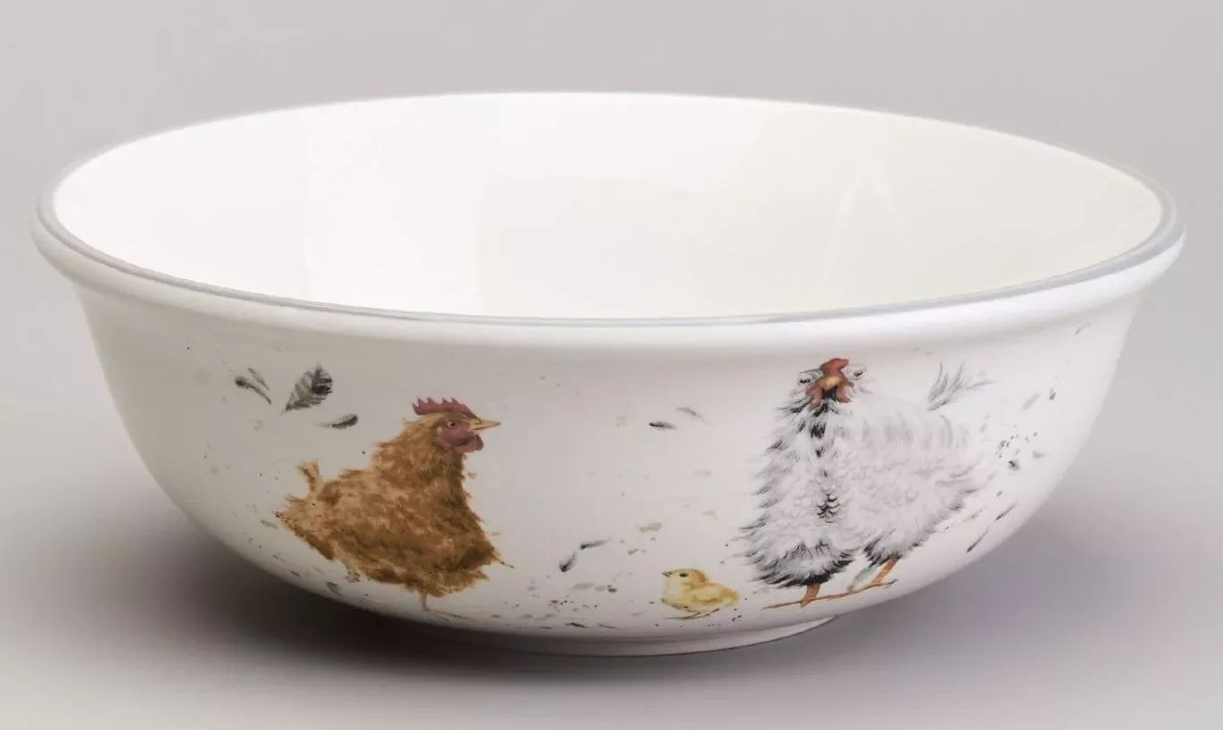 САЛАТНИК LEFARD "FUNNY HENS" 21,5*7,5 СМ 1200 МЛ (КОР=8ШТ.)