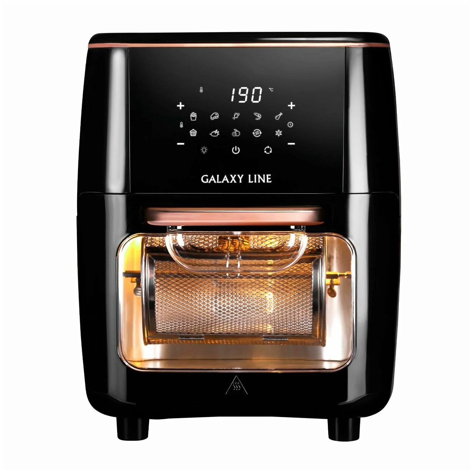 Аэрогриль Galaxy Line GL2523 2000Вт черный