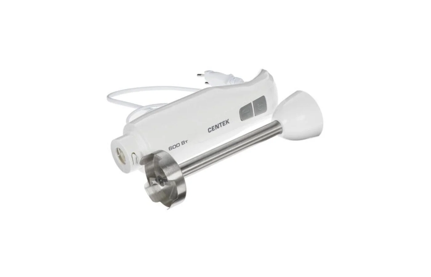 Блендер Centek CT-1343 белый 600 Вт, турбо режим, специальная заточка лезвий, легкая очистка