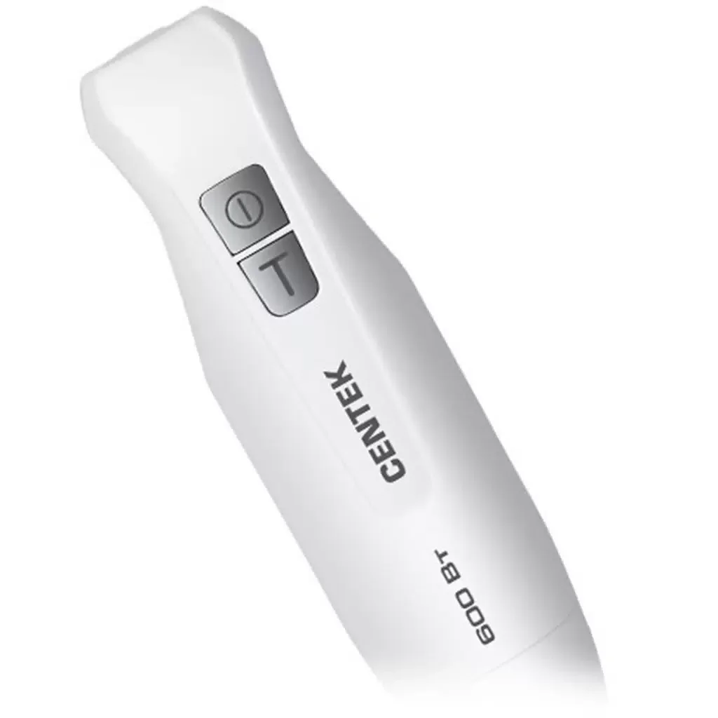 Блендер Centek CT-1343 белый 600 Вт, турбо режим, специальная заточка лезвий, легкая очистка