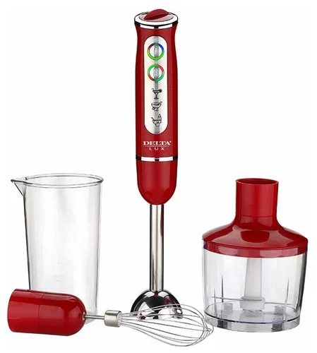 Блендер Delta Lux DL-7039B 800 Вт, красный
