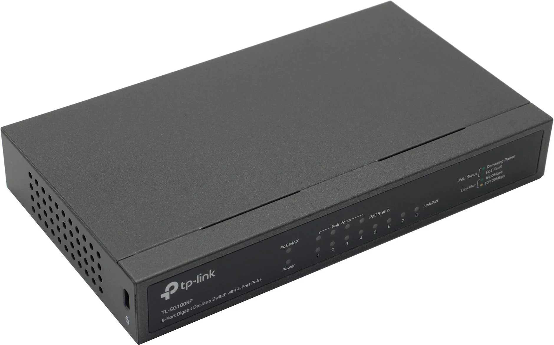 Коммутатор TP-Link SMB TL-SG1008P Коммутатор 8-port Gigabit Switch с 4 портами РоЕ
