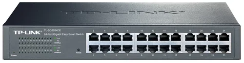 Коммутатор TP-Link SMB TL-SG1024DE 24-Port Gigabit Easy Smart Switch, 24 10/100/1000Mbps RJ45 ports, MTU/Port/Tag-based VLAN, QoS, IGMP Snooping