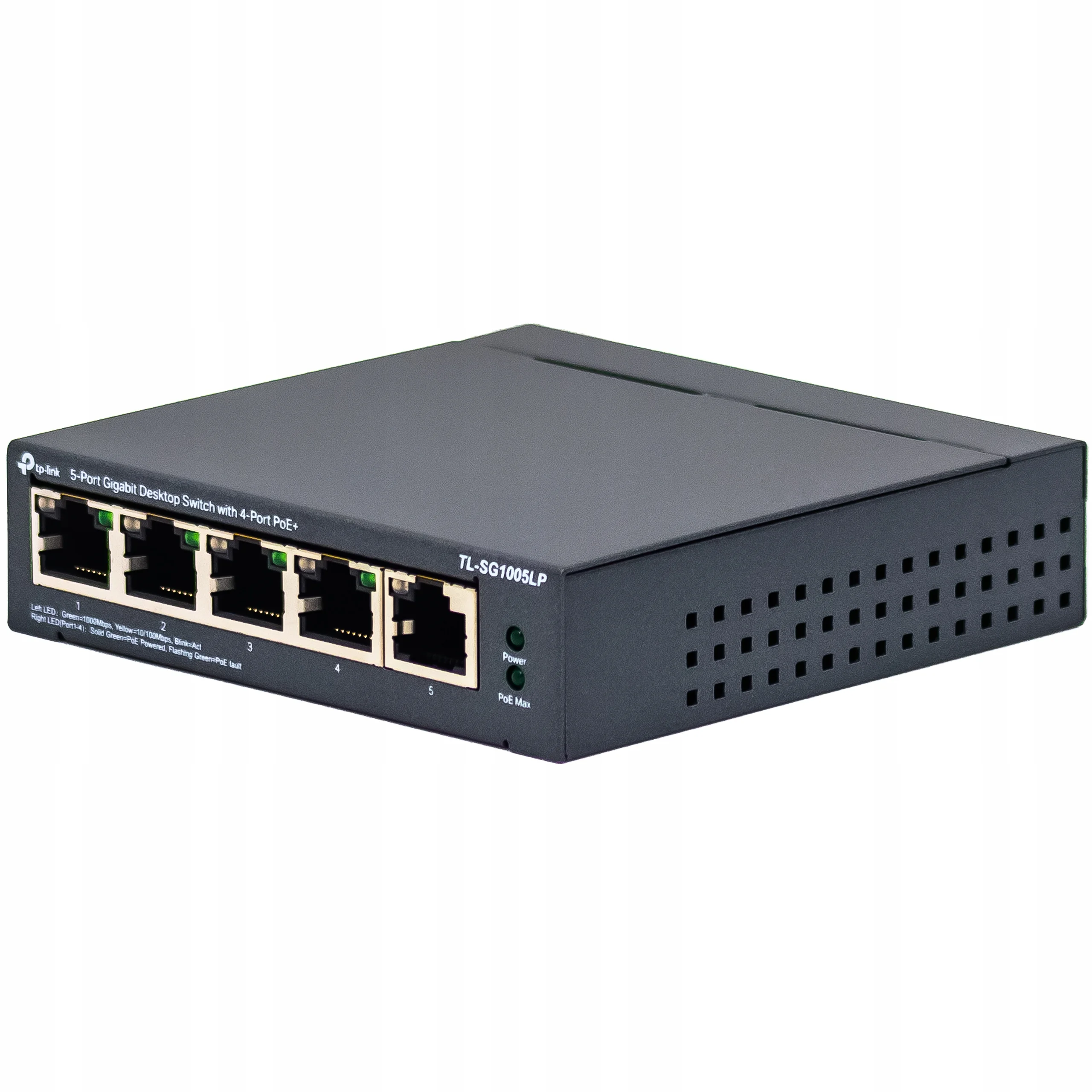 Коммутатор TP-Link SMBTL-SG1005P 5-портовый гигабитный настольный коммутатор с 4 портами PoE SMB 56W