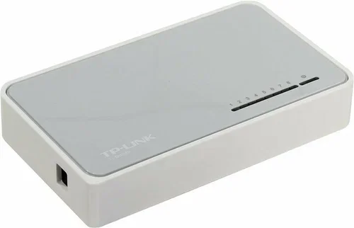 Коммутатор TP-Link SOHO TL-SF1008D Коммутатор 8-port 10/100M mini Desktop Switch, 8 10/100M RJ45 ports, Plastic case