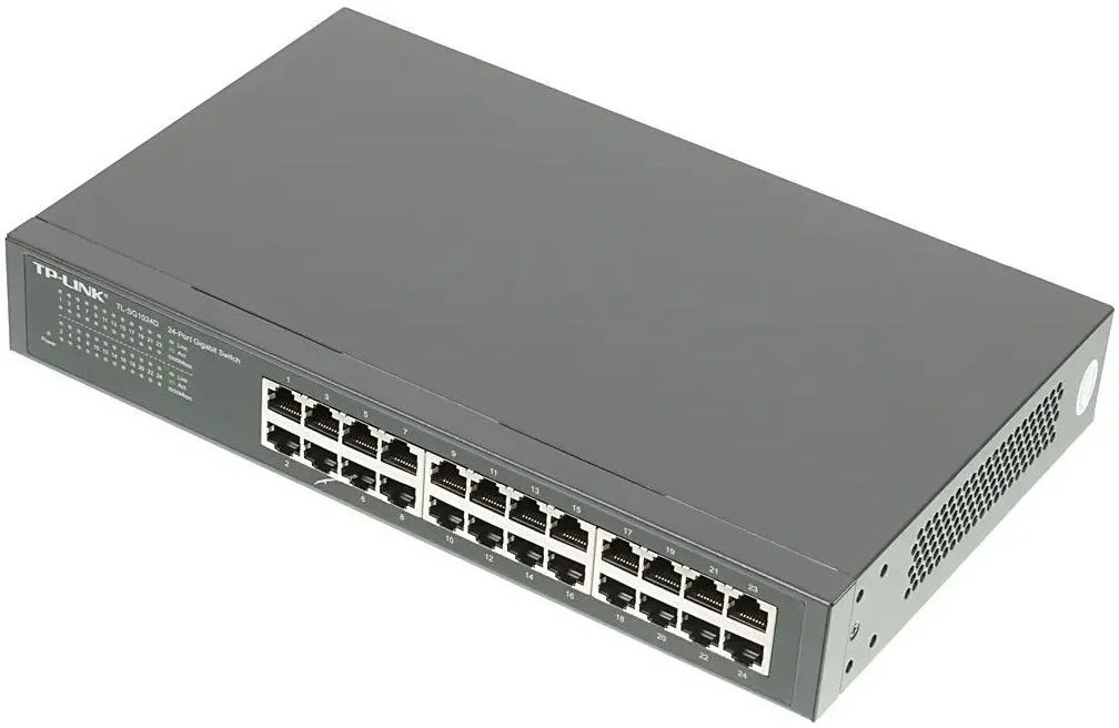 Коммутатор TP-Link TL-SG1024D Коммутатор 24-port Gigabit Switch