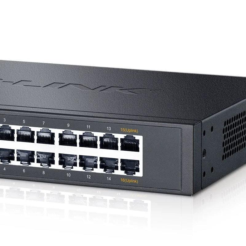 Коммутатор TP-Link TL-SG2218P JetStream Smart с 16 гигабитными портами PoE+ и 2 гигабитными портами SFP