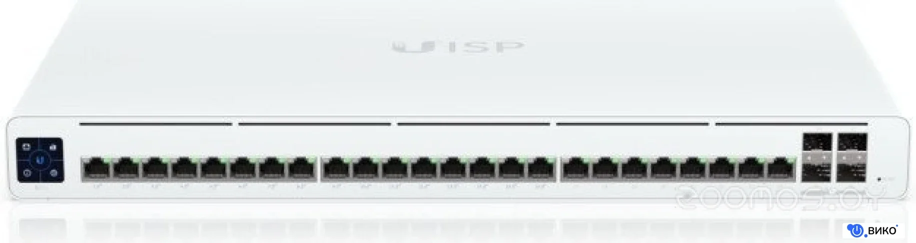 Коммутатор Ubiquiti UISP Switch Pro PoE-коммутатор, 24х 1G RJ45, 4х 10G SFP+, раздача 220 Вт