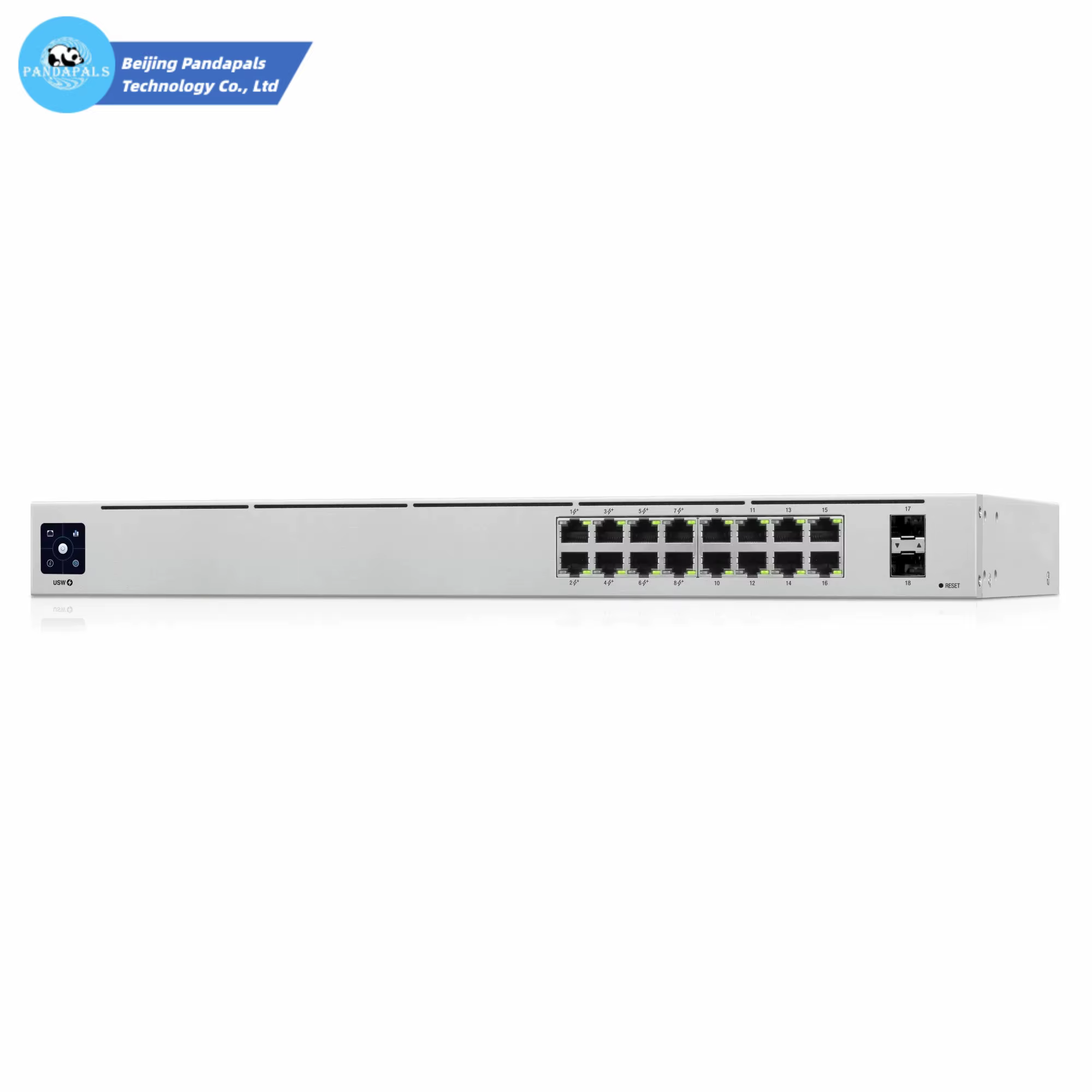 Коммутатор Ubiquiti UniFi USW-16-POE 2SFP 8PoE+ 42W управляемый