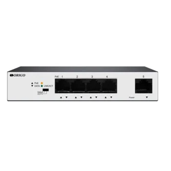 Коммутатор Unmanaged Switch 4x1000Base-T PoE, 1x1000Base-T, PoE Budget 60W, Long-range PoE up to 250m, metal case