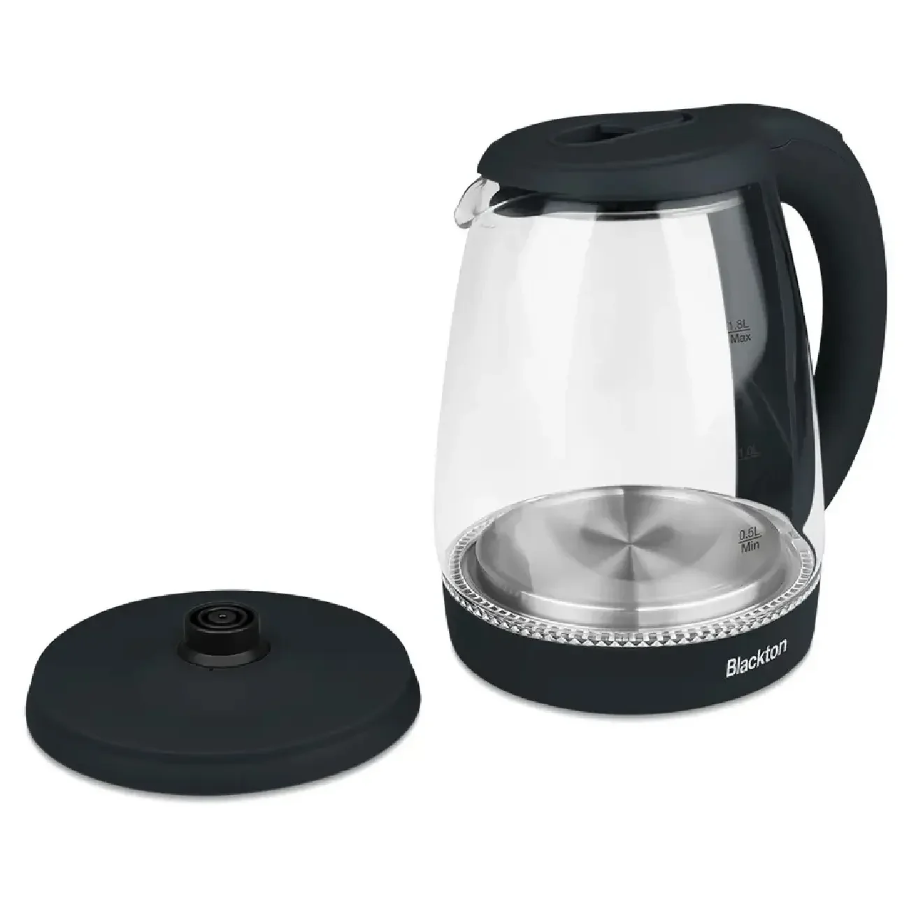 Чайник электрический Blackton Bt KT1800G Black. Мощность: 1500 Вт, Максимальный объем: 1.8 л
