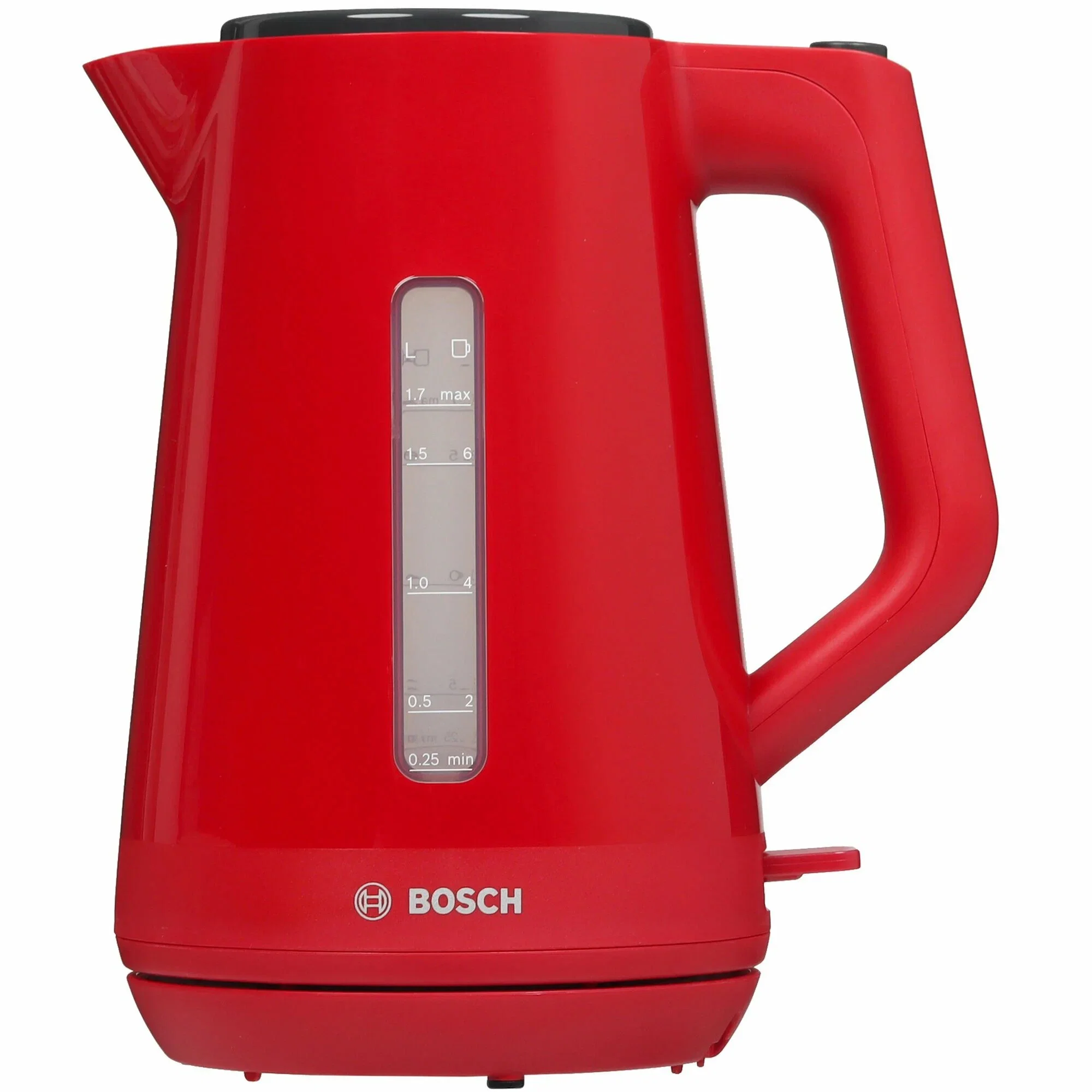 Чайник электрический Bosch TWK 1M124 1.7 л, 2400 Вт, красный