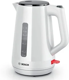 Чайник электрический Bosch TWK1M121 1.7 л, 2400 Вт, белый корпус: пластик