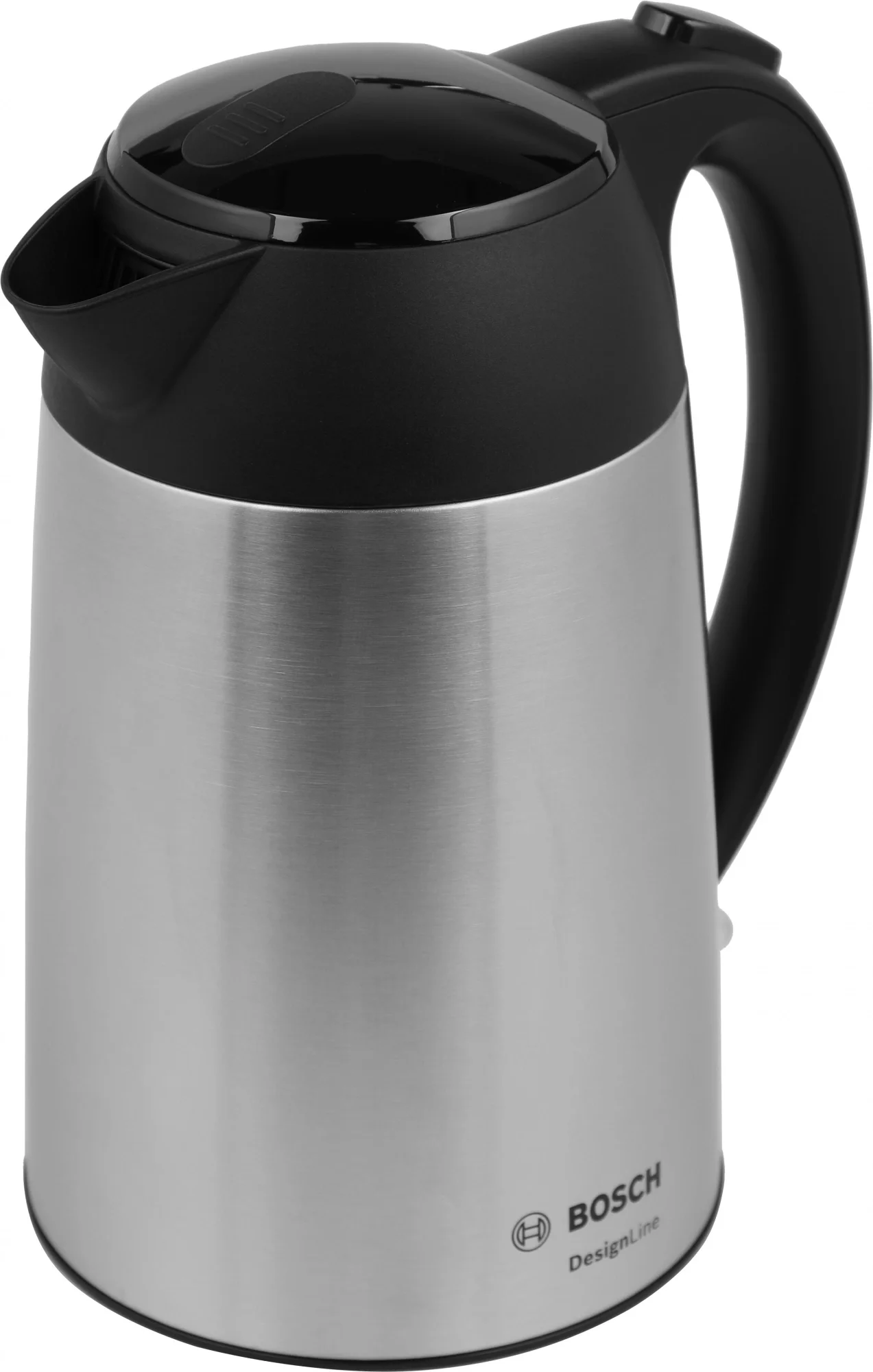 Чайник электрический Bosch TWK3P420 1.7 л, 2400 Вт, черный (корпус: нержавеющая сталь)