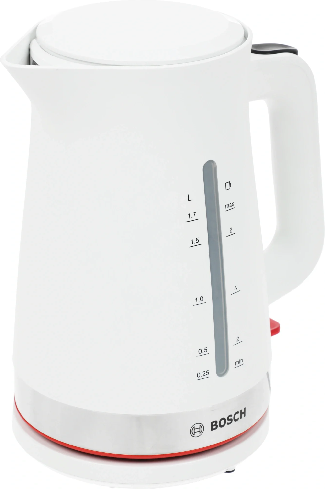 Чайник электрический Bosch TWK4M221 1.7 л, белый корпус: пластик