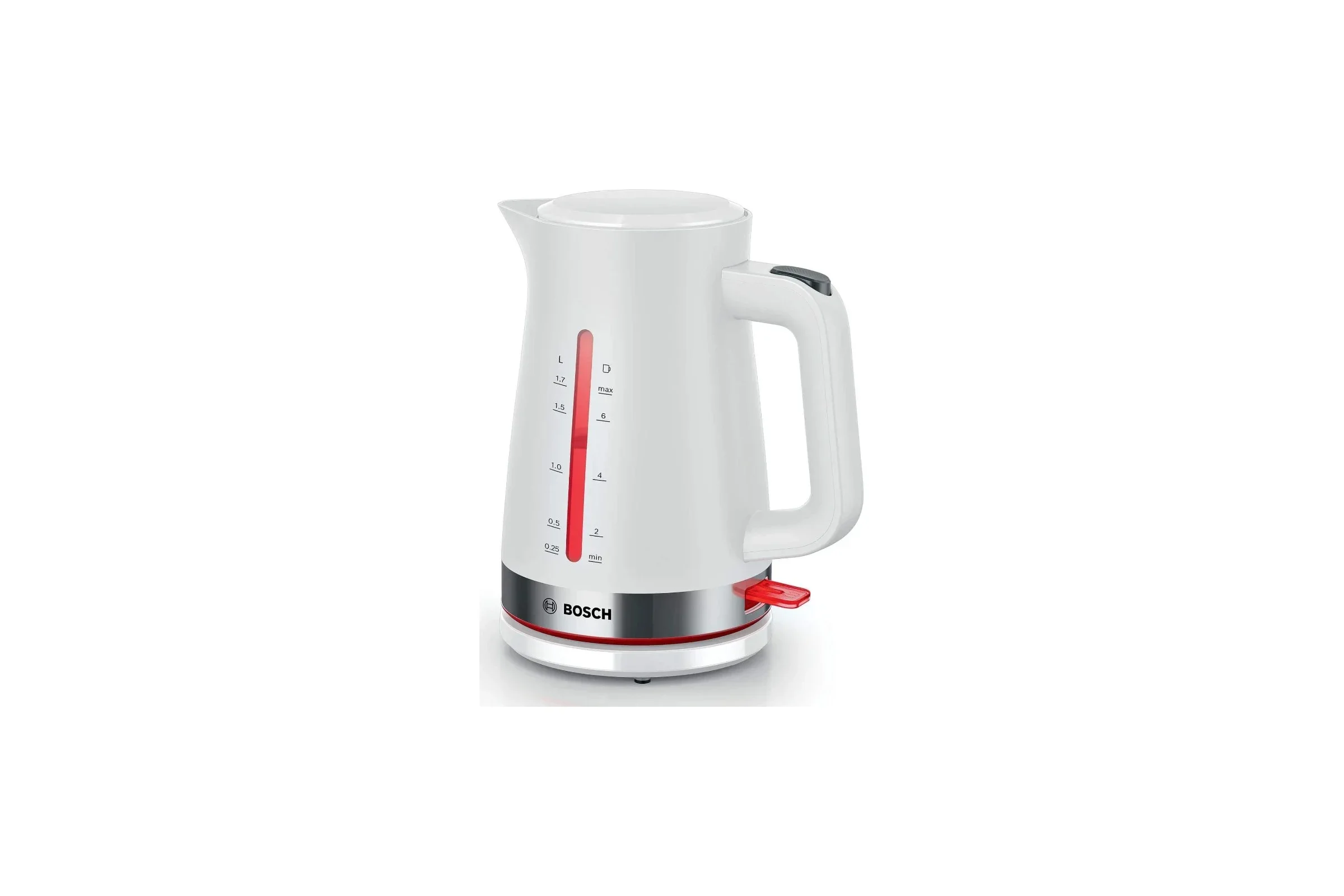 Чайник электрический Bosch TWK4M221 1.7 л, белый корпус: пластик