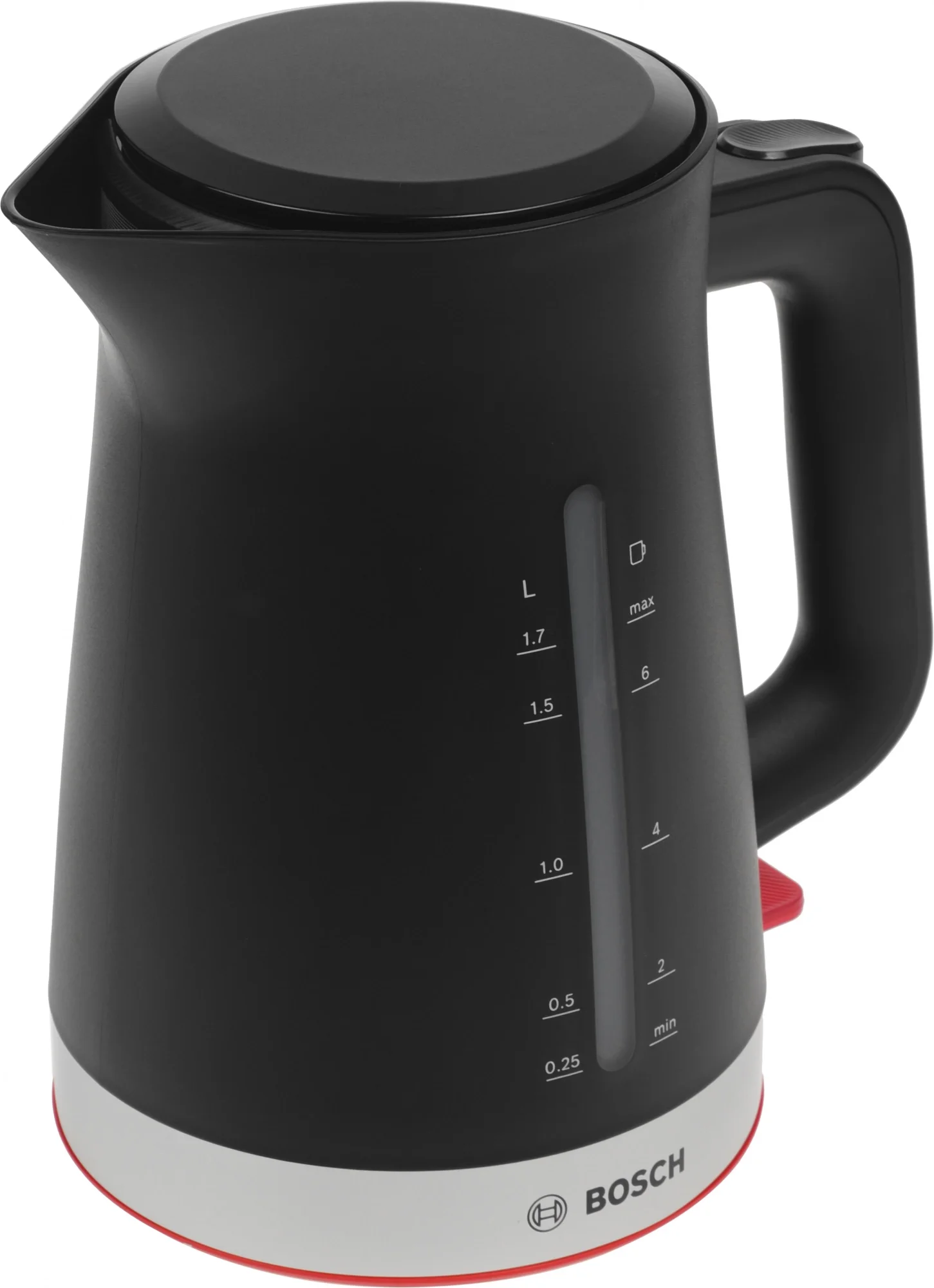 Чайник электрический Bosch TWK4M223 1.7 л, черный корпус: пластик