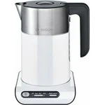 Чайник электрический Bosch TWK8611P 1.5 л, 2400 Вт, белый/серебристый (корпус: нержавеющая сталь)