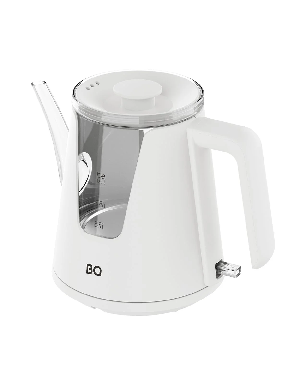 Чайник электрический BQ KT0046DW белый, 2200 Вт, 1л