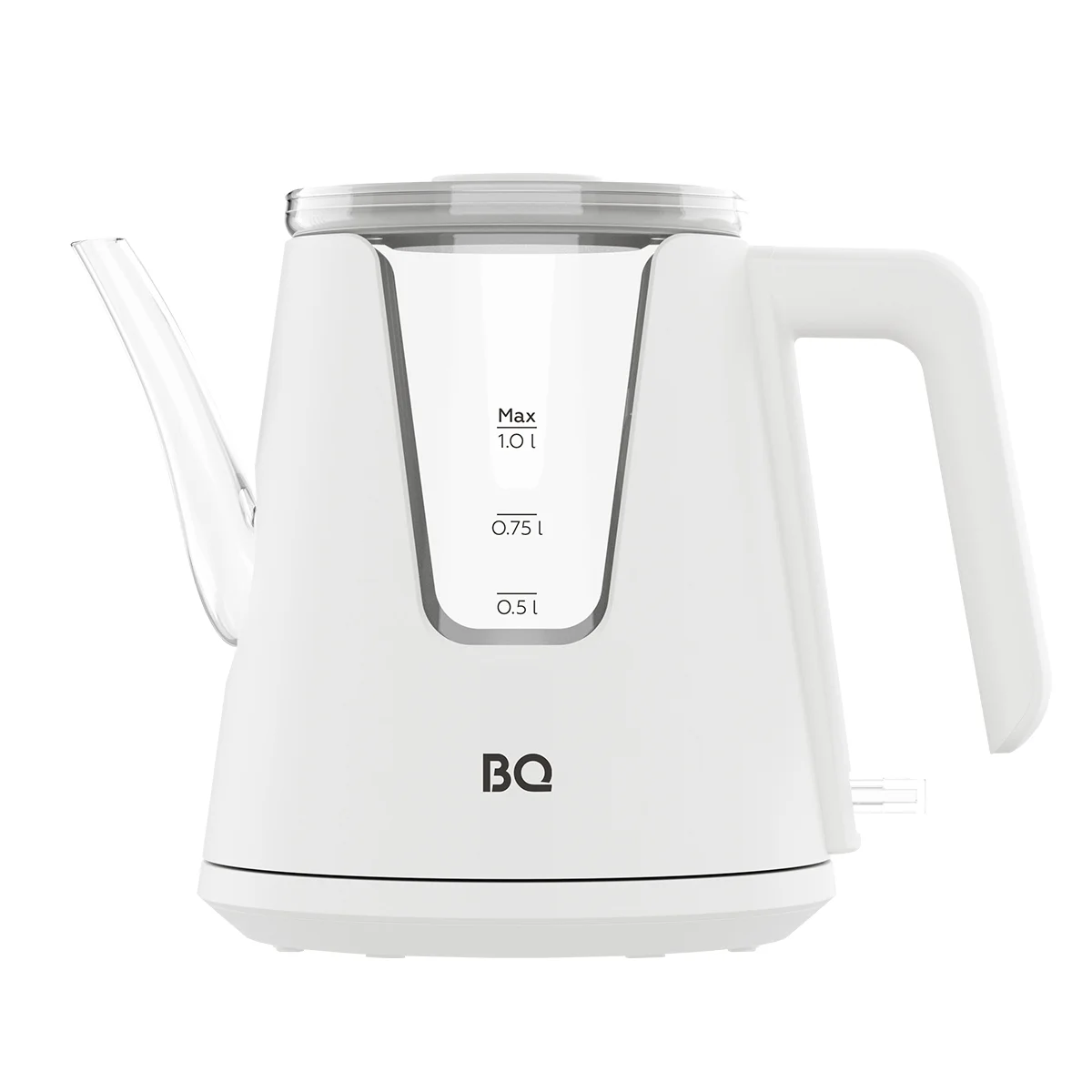 Чайник электрический BQ KT0046DW белый, 2200 Вт, 1л