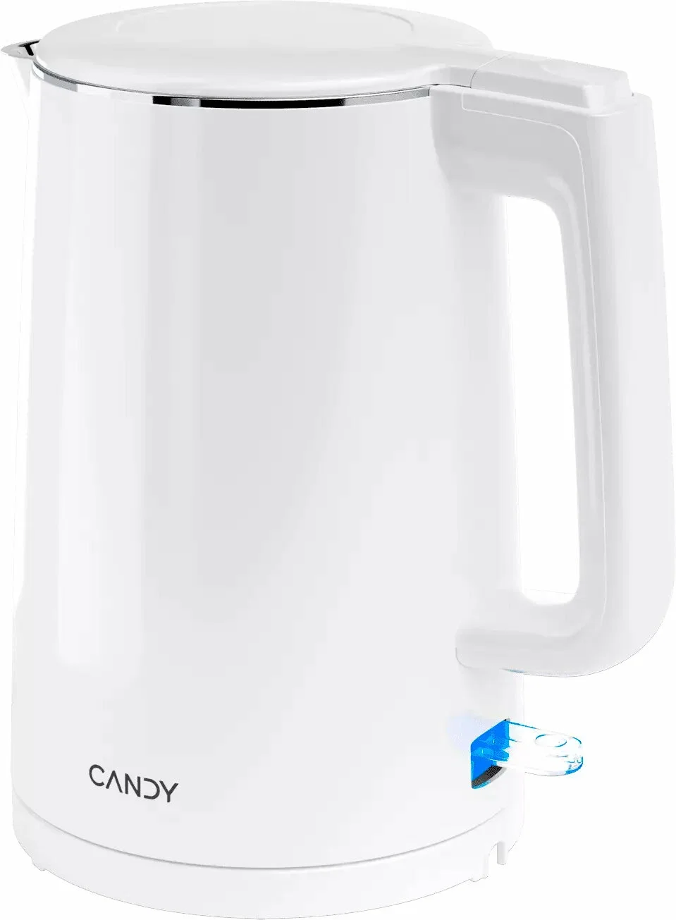 Чайник электрический Candy CK-102 1.5л. 2200Вт белый корпус: нерж.сталь/пластик