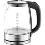 Чайник электрический Centek CT-0030 черный стекло 1.7 л, 2200 Вт, внутр. LED подсветка, защита от вкл б/воды