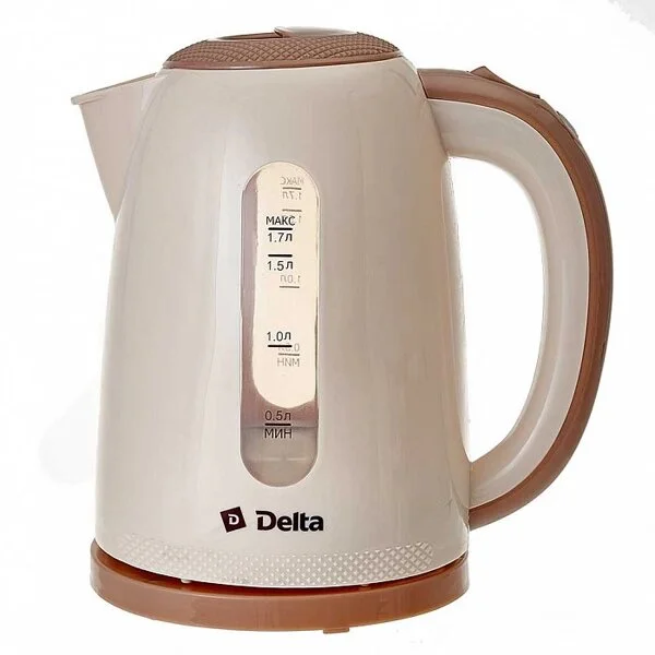 Чайник электрический Delta DL-1106 бежевый