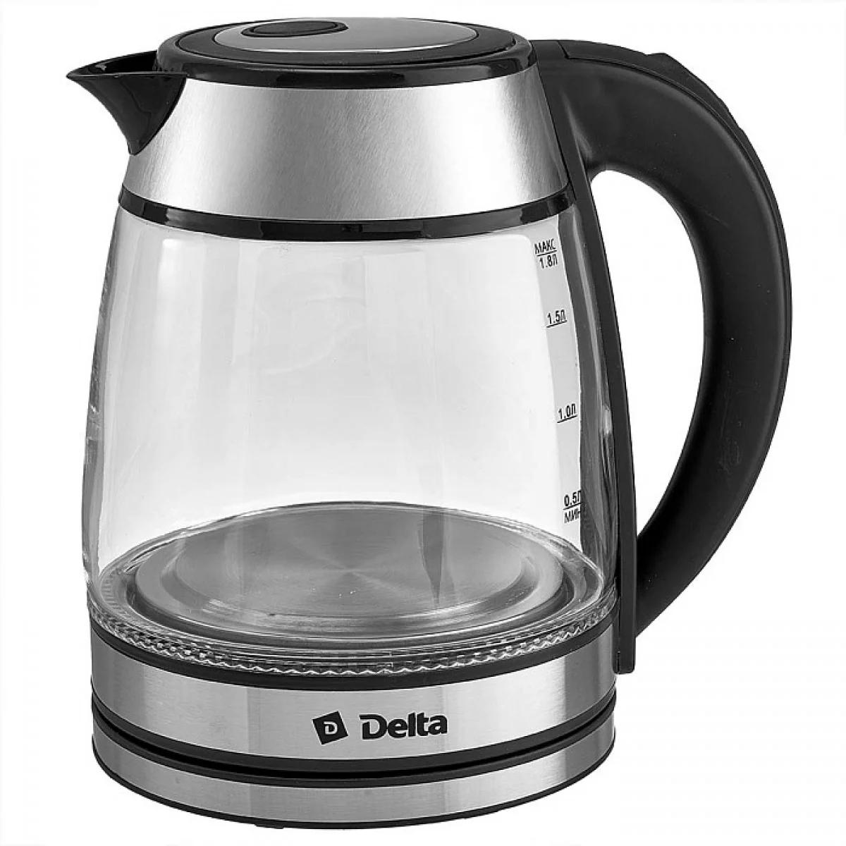 Чайник электрический DELTA DL-1120 серебряный