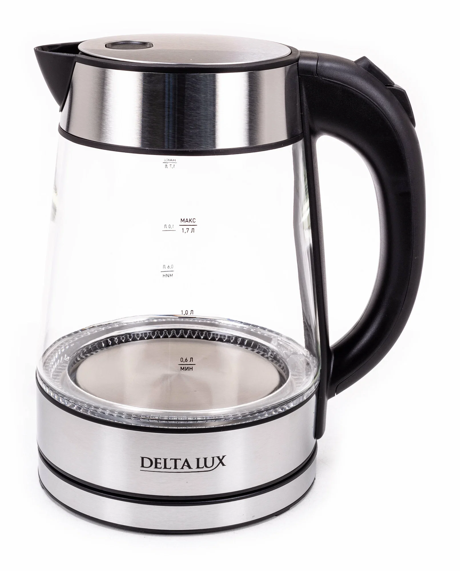 Чайник электрический DELTA LUX DE-1004 стекло