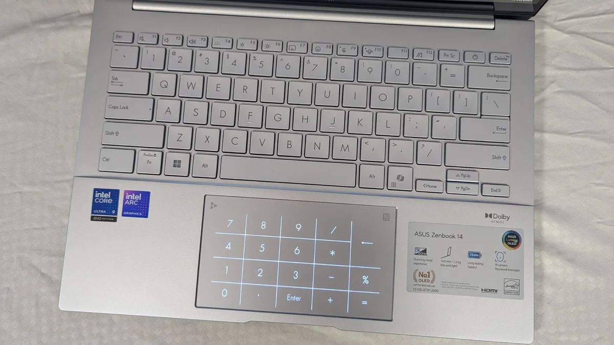 Ноутбук Asus ZenBook 14 UX3405CA-PP1157 (90NB14W1-M01PN0) синий
