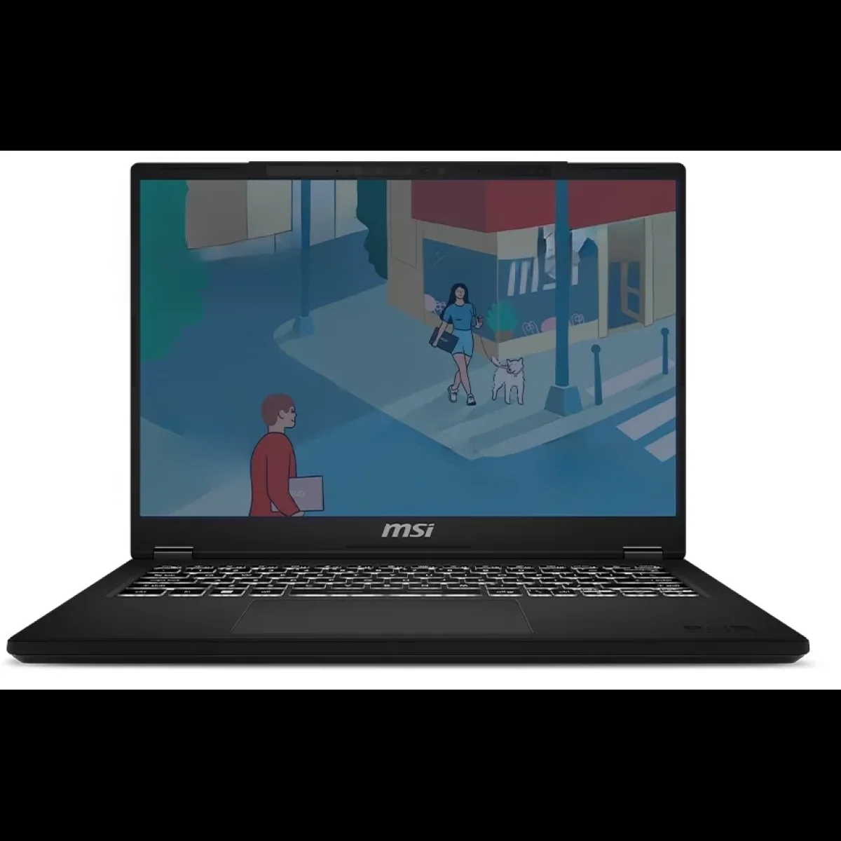 Ноутбук MSI 14 H D13MG-091RU (9S7-14L112-091) черный