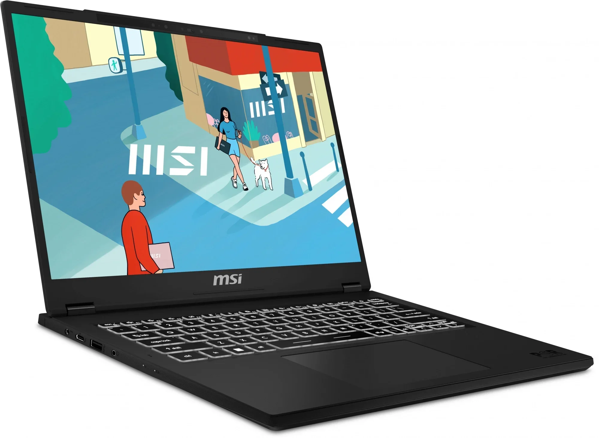 Ноутбук MSI 14 H D13MG-091RU (9S7-14L112-091) черный
