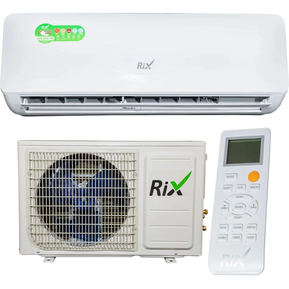 Кондиционер RIX серии IZUMI IZ/OZ-S09BS 9000 BTU, до 25 кв.м, 5 скоростей