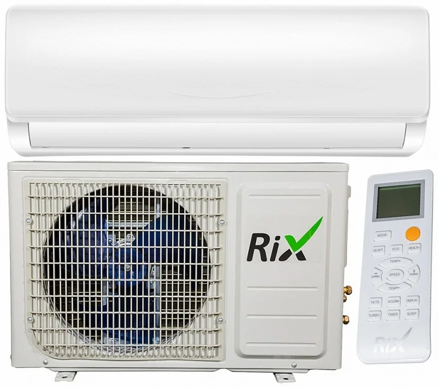 Кондиционер RIX серии IZUMI IZ/OZ-S09BS 9000 BTU, до 25 кв.м, 5 скоростей