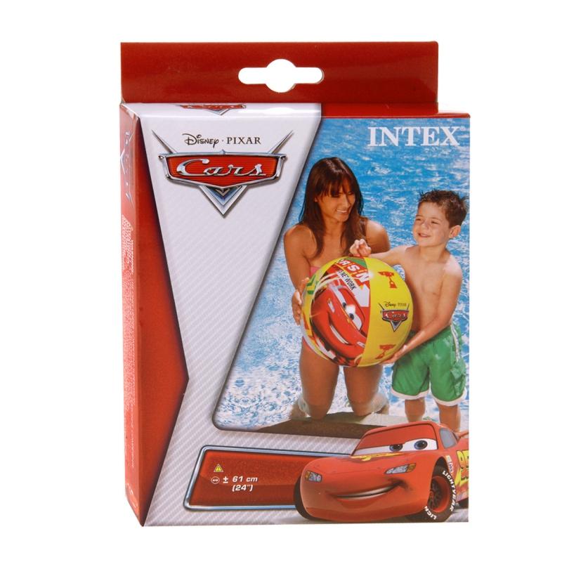 INTEX Мяч надувной, тачки, от 3 лет.