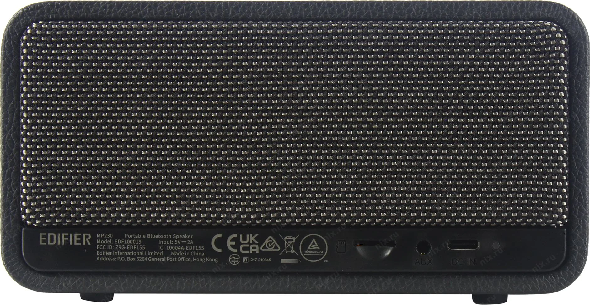 Колонка портативная Edifier MP230 черный 20W 1.0 BT/3.5Jack/USB 2500mAh
