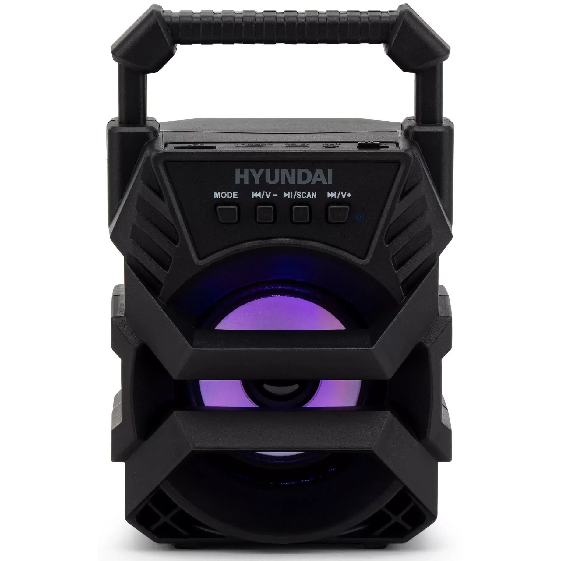 Колонка портативная Hyundai H-PS1000 черный 9 Вт 1.0 BT/USB 10м 500mAh