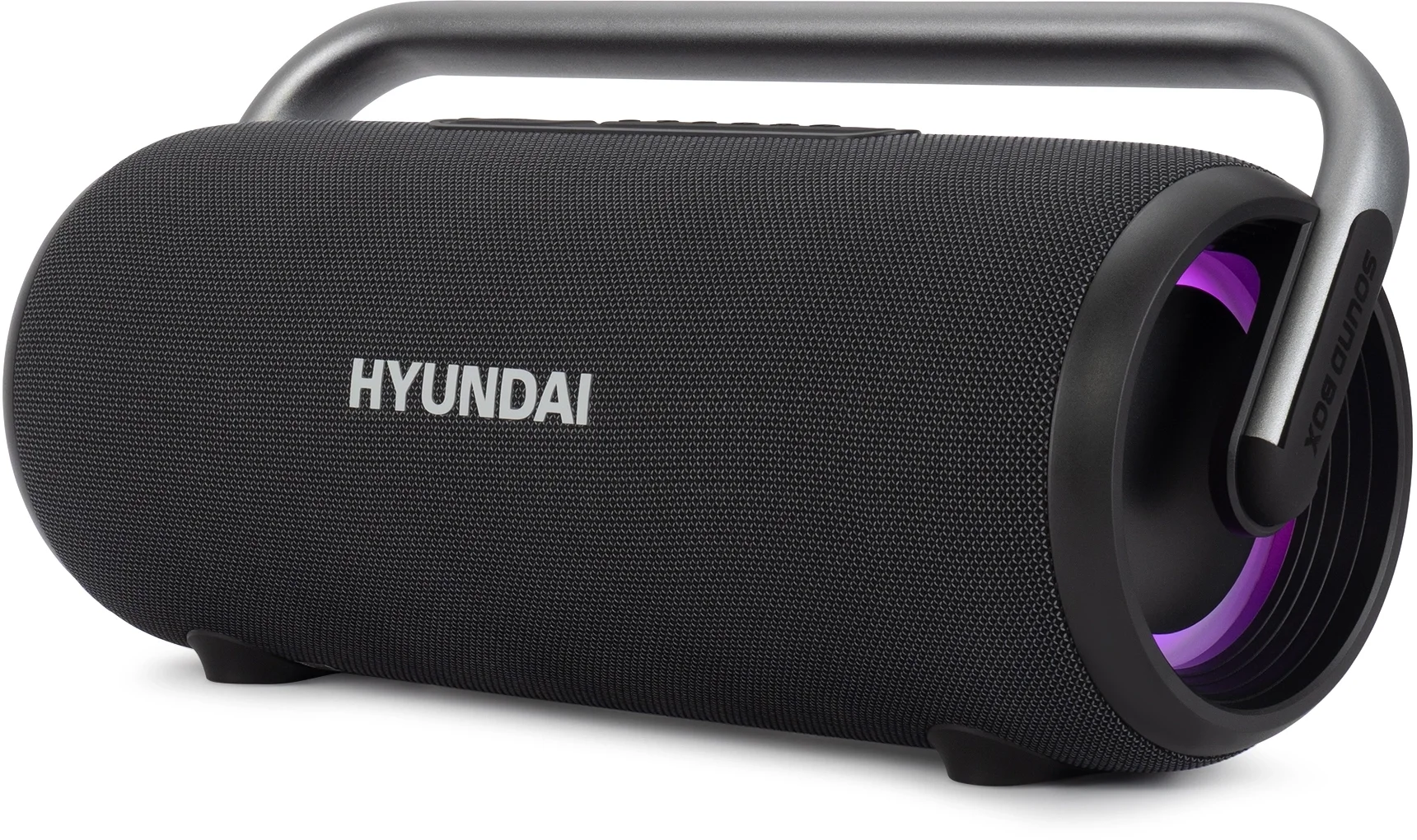 Колонка портативная Hyundai H-PS1007 черный 60W 2.0 BT 10м 2600mAh