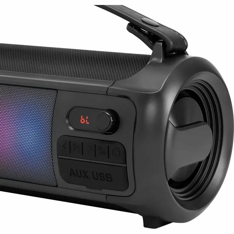 Колонка портативная Hyundai H-PS1025 черный 40W 2.0 BT 10м 3000mAh