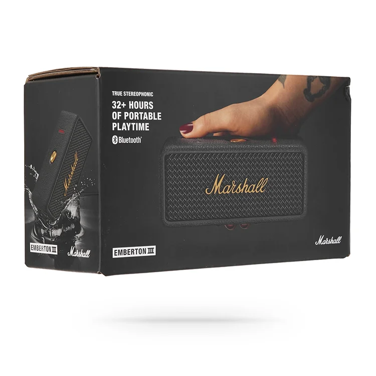 Колонка портативная MARSHALL EMBERTON III черный