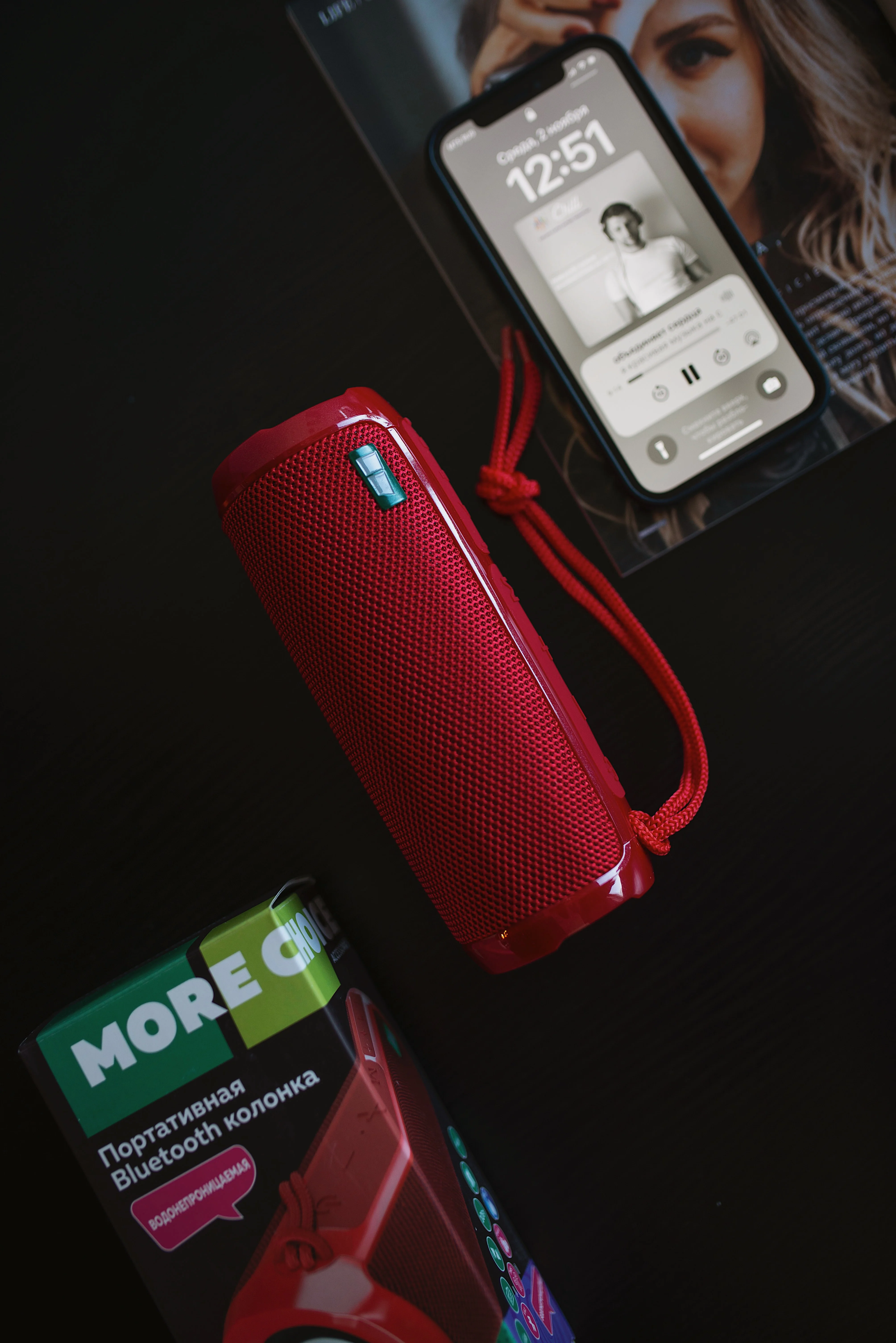 Колонка портативная More Choice (4610196400896) BS22 Red