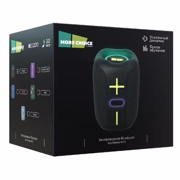 Колонка портативная More Choice (4620202550057) BS33 черный