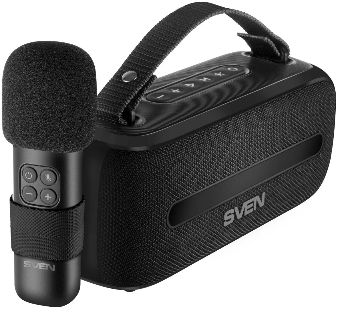 Колонка портативная SVEN PS-255 черный 12W 1.0 BT 3600mAh (SV-022563)