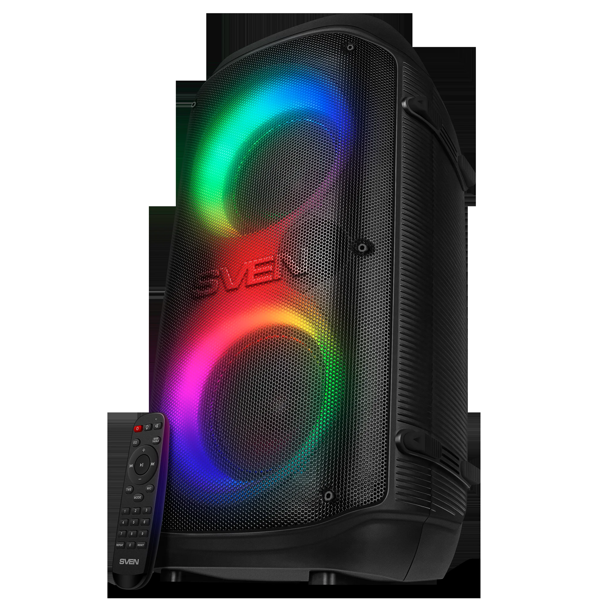 Колонка портативная SVEN PS-800 черный 100W 2.0 BT 10м 4400mAh