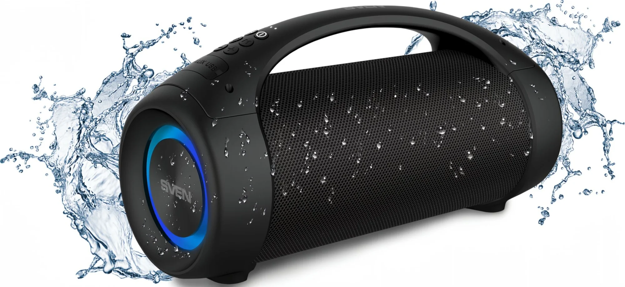 Колонка портативная SVEN АС PS-370 черный 40W 2.0 BT