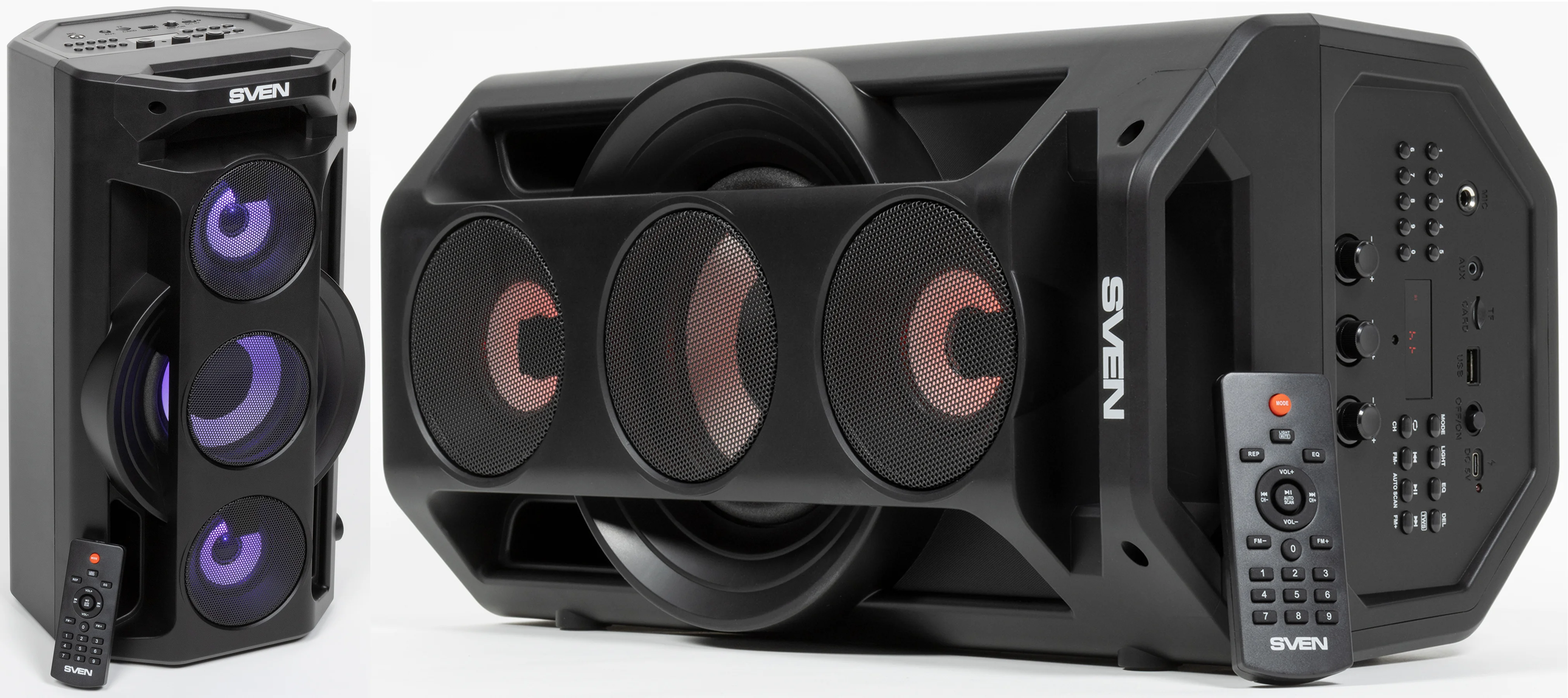 Колонка портативная SVEN АС PS-680 черный 65W 1.0 BT