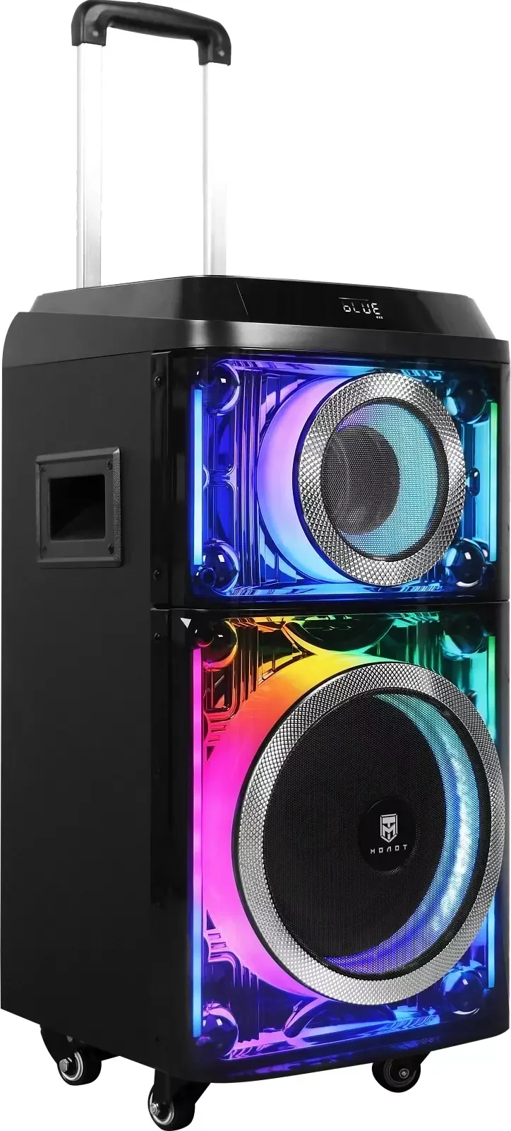 Колонка портативная Ural 103 черный 1200W 1.1 BT/3.5Jack/USB-C 15м 7000mAh (УРАЛ МОЛОТ 103)
