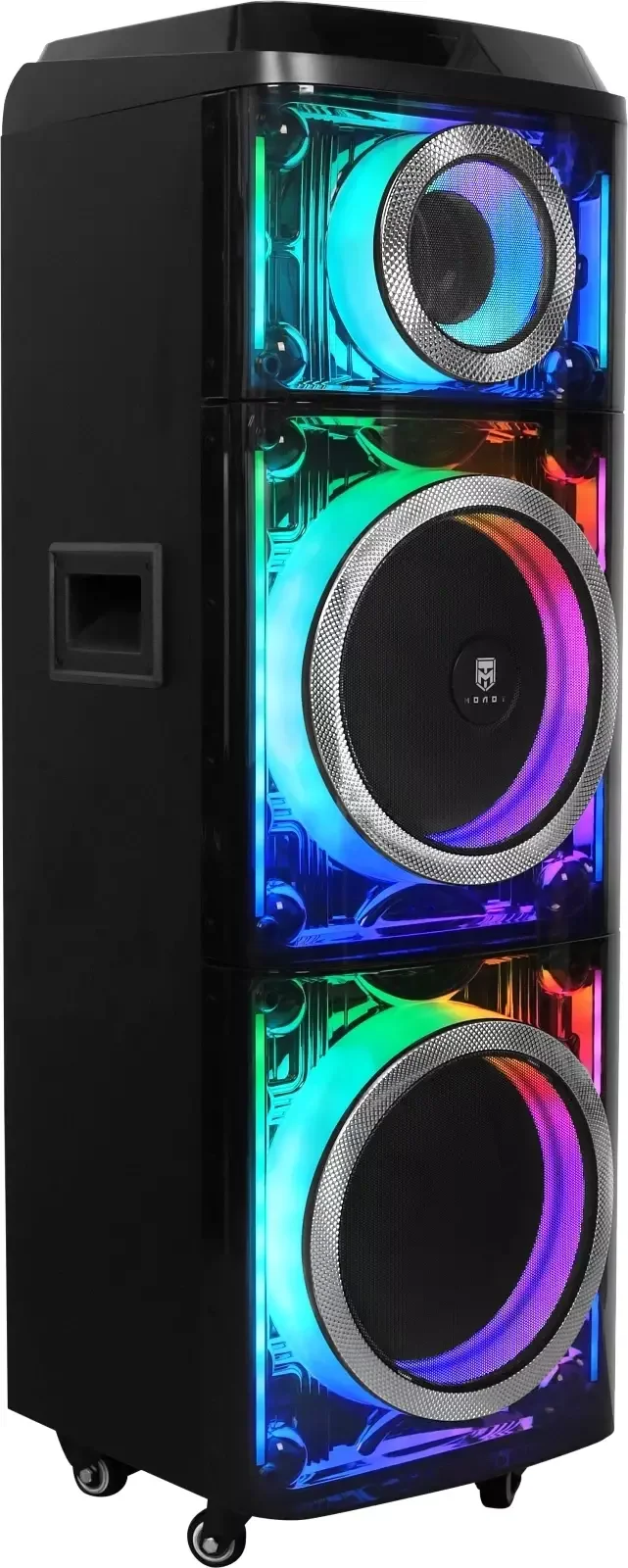 Колонка портативная Ural 203 черный 2000W 1.1 BT/3.5Jack/USB-C 15м 9000mAh (УРАЛ МОЛОТ 203)