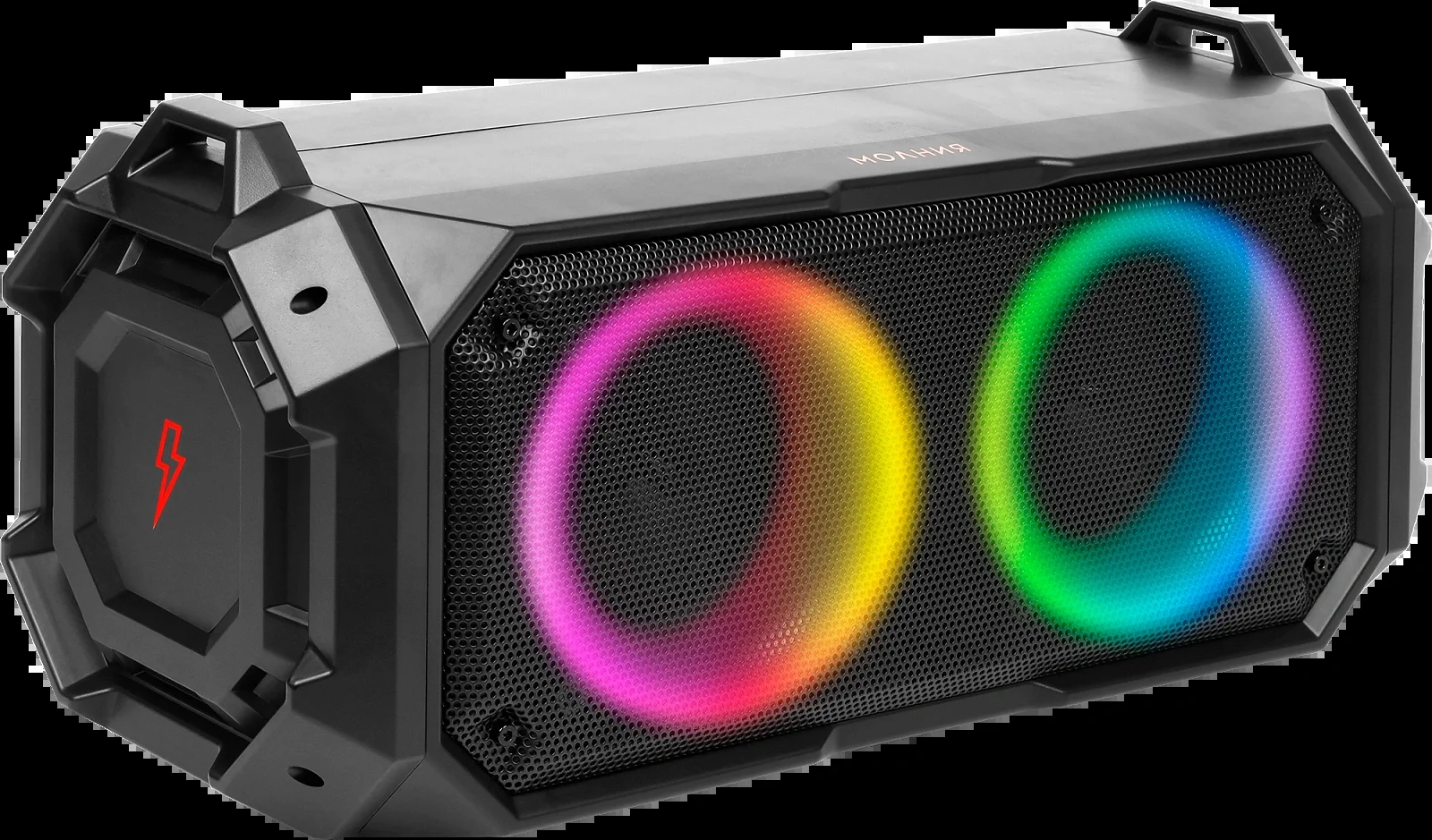 Колонка портативная Ural Молния Молния 600 черный 60W 2.0 BT/3.5Jack 3000mAh